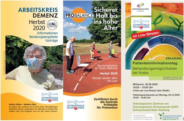 neue Flyer sind erhltlich: Arbeitskreis AK Demenz_ProBalance_Patienteninformationstag