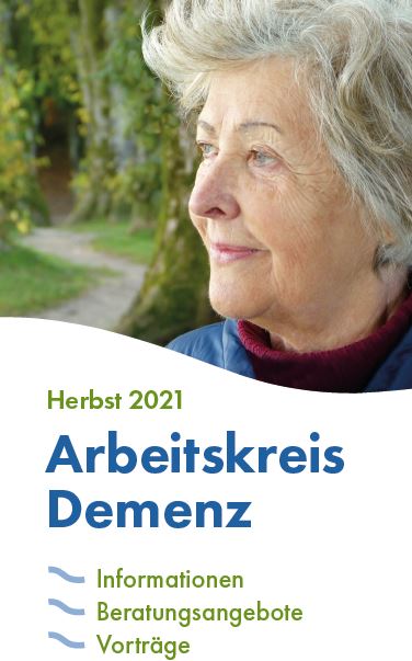Frontseite AK Demenz Flyer 2021