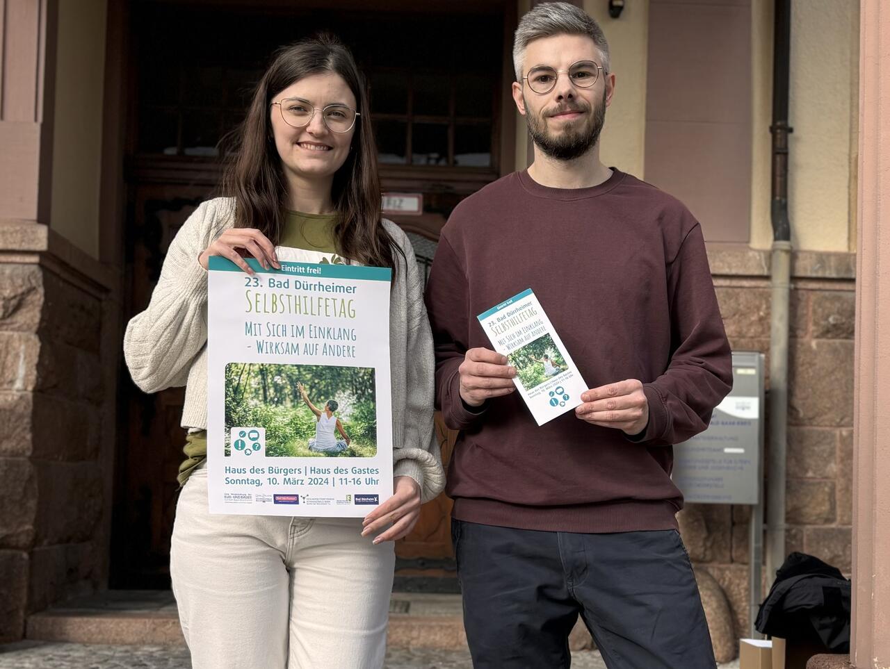 Regina Lechmann, Selbsthilfekontaktstelle Schwarzwald-Baar und Matthias Krebs, Kur- und Bäder GmbH