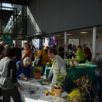 Besucher der Austellerstnde