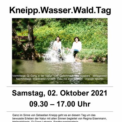 Kneipp. Wasser. Wald. Tag 02.10.2021